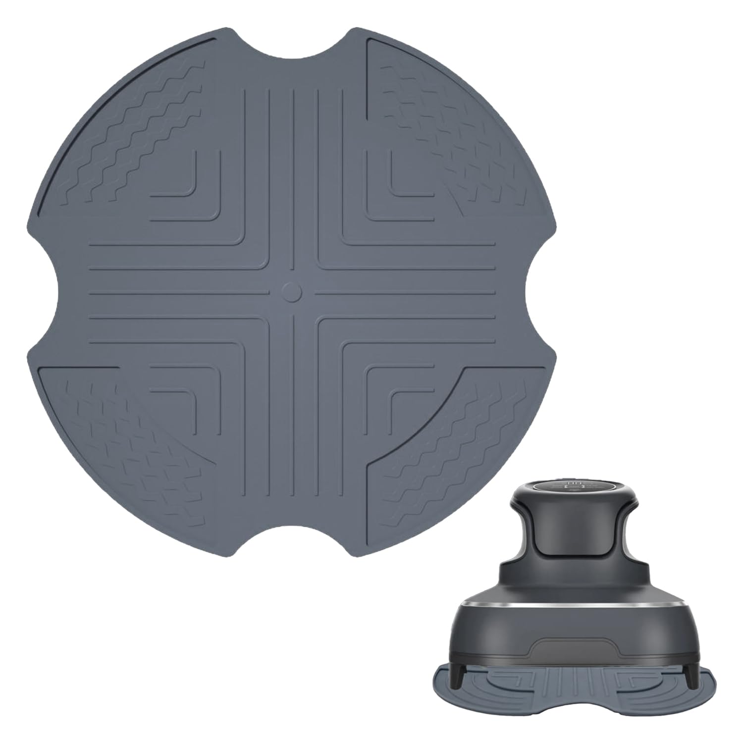 Air Fryer Silicone Trivet for Ninja Crispi, Heat-Resistant Worktop Mat Non-Slip Silicone Pad for Kitchen Counter Air Fryer Heat Resistant Worktop Mat, Ninja Crispi Accessories, Durable & Easy to Clean