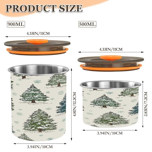 Envase para café ATTX inoxidable 900ml con tapa hermética miniatura 2