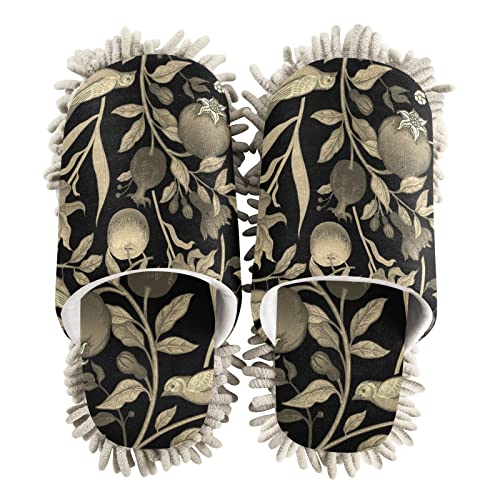 Mop Slippers Shoes, Unisex Cleaning House Slippers Spa Dusting Slippers M-L2