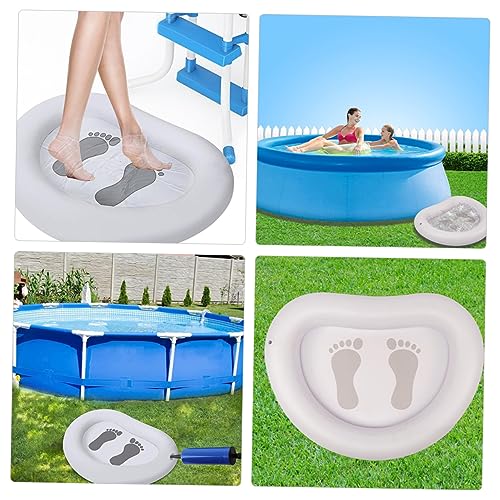 Set de piscina inflable para pies con bandeja espaciosa miniatura 3