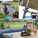Quavix Magnetic Golf Cart Holder Clip with Adjustable Strap, Secure Golf Accessory for Cart, Aluminum Design Fits 30-70 Ring Gauge, Stable Holder for Golf Course Use (Black)