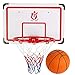 SUON-lanqiu Wisząca tablica dla dzieci, młodzieżowa tablica do koszykówki, do wnętrz, standardowa rama do koszykówki, strzelania, materiał ABS, bramki do koszykówki (kolor: Z piłką do koszykówki)