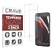 Crave Glass Screen Protector for Apple iPhone 8 7 6s 6 [2-Pack] HD Tempered Glass [Compatible with iPhone 8, iPhone 7, iPhone 6s, iPhone 6]