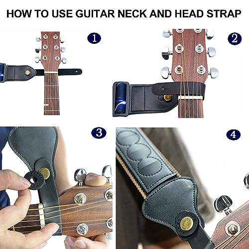 Binjor 2 PCS Sangle De Guitare Réglable,Avec Accessoire De Guitare (4 Mediator Accordeur,Sangle De Verrouillage) Pour Guitare Électrique,Guitare Acoustique,Basse,Yukiri - Les Beatles, Paul McCartney, John Lennon, RIngo Starr, George Harrison Binjor 2 PCS Sangle De Guitare Réglable,Avec Accessoire De Guitare (4 Mediator Accordeur,Sangle De Verrouillage) Pour Guitare Électrique,Guitare Acoustique,Basse,Yukiri – Image 4