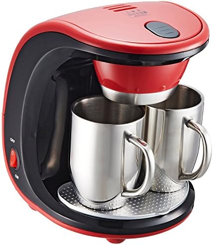 WAHEI FREIZ Peacefully Melito 2 Cups Coffee Maker ([MM-9511] Stainless Steel(Cups))