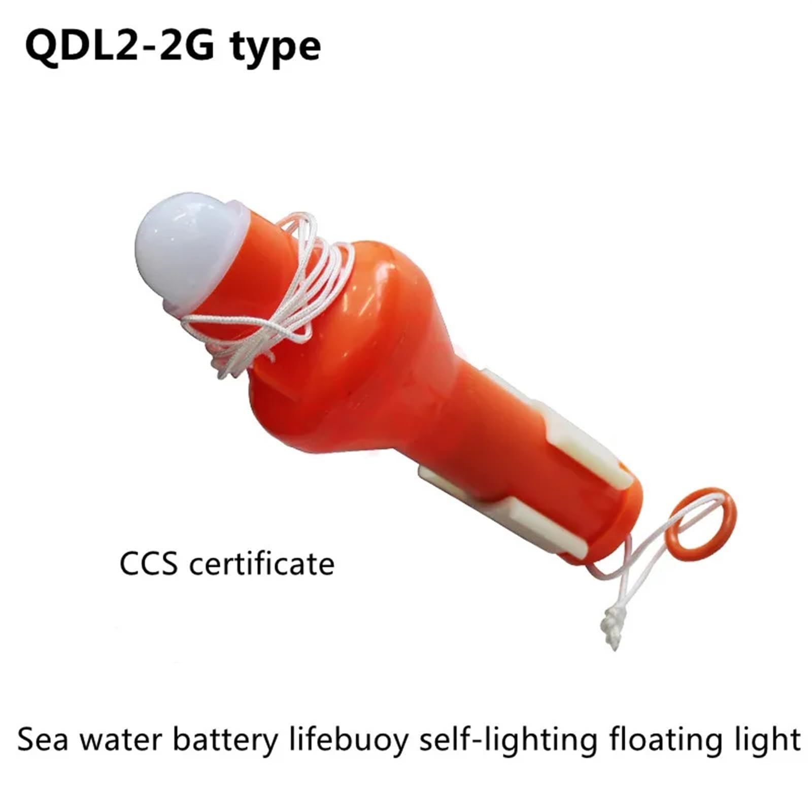 Salvagente anulare Luce autoilluminante Galleggiante Salvagente anulare Acqua di mare Salvagente anulare Lampeggiante Segnale luminoso Passaggio CCS(QDL2-2G type-01)