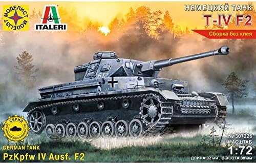 Panzer 4 - Kit de modelos de tanque alemán a escala 172  Pz Kpfw IV Ausf F2 Kits de modelos militares  Pz 4 WW2 Kit de construcción de tanques con