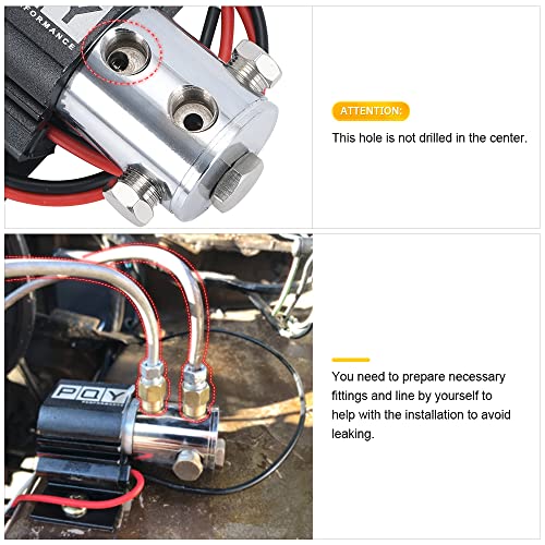 Pqy Front Brake Line Lock Kit Heavy Duty Type Roll Control Hill Holder Kit Black #TOP5