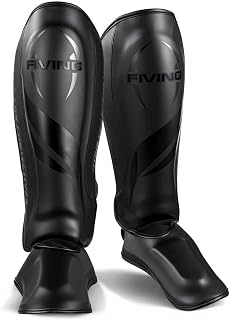 Upgraded Thickened Muay Thai Shin Guards with Instep | Enhanced Impact Protection, Kickboxing & MMA Leg Guards, Martial Arts Sparring Training, long-lasting for Men Women