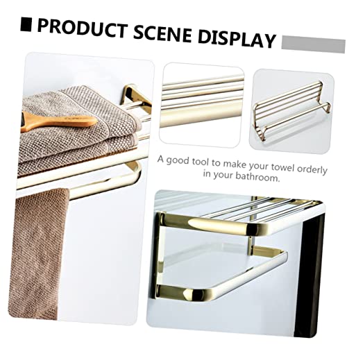 1pctowelrackdoorchromepoolquiltmultipleswivelrackstowelstandrackshelftowelstoragemountedtowelholderbathroomtowelhangergoldenbrass  Urban Country Home Decor 1pc towel rack door chrome pool quilt multiple swivel racks towel stand rack shelf towel storage mounted towel holder bathroom towel hanger golden brass  urban country home decor