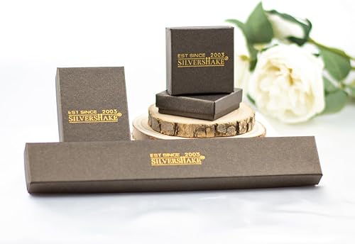 Miniatura 4 de Silvershake Aretes de tuerca de plata de ley 925 chapados en oro blanco o chapado en oro amarillo de 18 quilates con piedra natal de 0.276 in