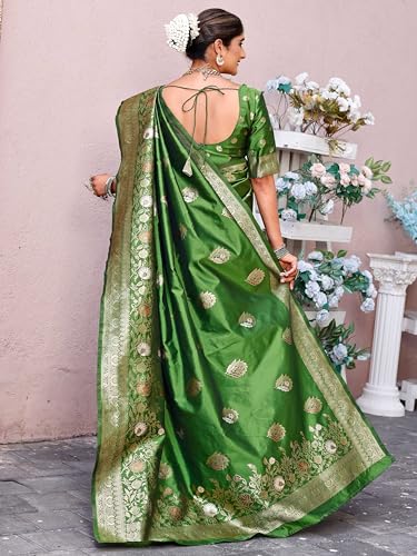 Image of GRECIILOOKS Saree | Women Saree | Cotton Silk Saree | Casual Saree For Women| Saree for Women | Silk Saree | Banarasi Saree