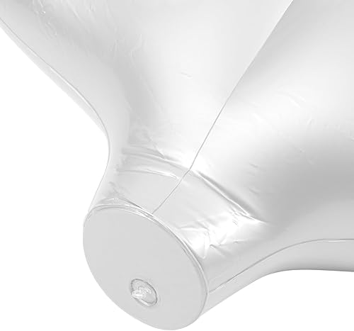 Miniatura 3 de EXCEART Modelo de maniquíes inflables de PVC de plástico masculino superior medio cuerpo sin brazo superior camisa pantalla modelo hombres falso