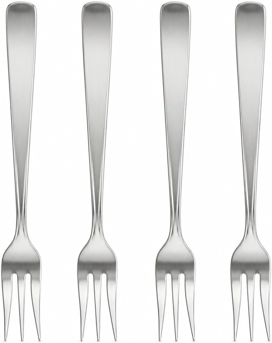 Maine Man Oyster Seafood Cocktail Appetizer Fork, Japanese18/8 Stainless Steel, Set of 4