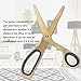 Lightweight Elegant Unique Simplified Golden Scissors, Gold and Black Golden Scissors, Crop Decoration for Office Home