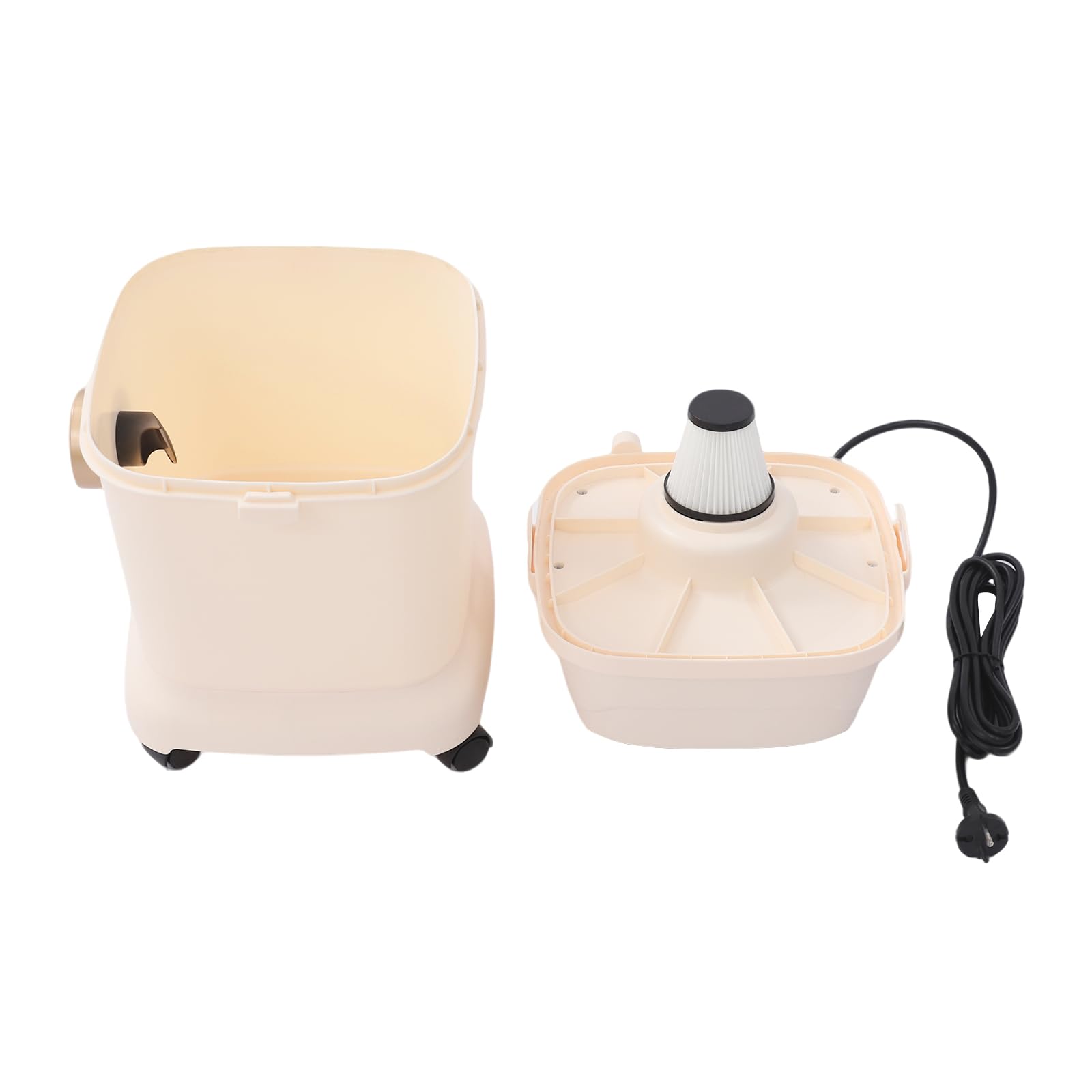 Aspirapolvere a secco bagnato con funzione di pulizia, aspirapolvere industriale, pulizia per pavimenti duri, 1000 W, tubo di aspirazione: 1,75 m, potenza di aspirazione: 17 kPa, per officina, casa
