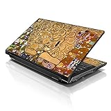 LSS 15 15.6 inch Laptop Notebook Skin Sticker Cover Art Decal Fits 13.3' 14' 15.6' 16' HP Dell Lenovo Apple Asus Acer Compaq (Free 2 Wrist Pad Included) Klimt Tree of Life