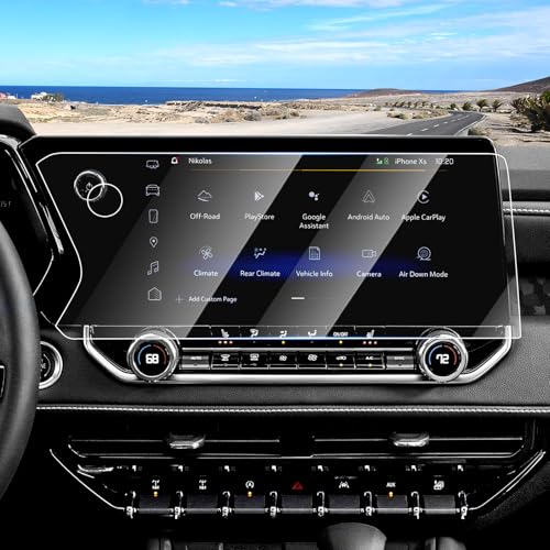 Canvcle Screen Protector for 2023-2025 2026 Chevrolet/Chevy Colorado & GMC Canyon, 11.3 Inch Touch Screen Protector Tempered Glass Navigation Display Screen Cover Saver Protective Film