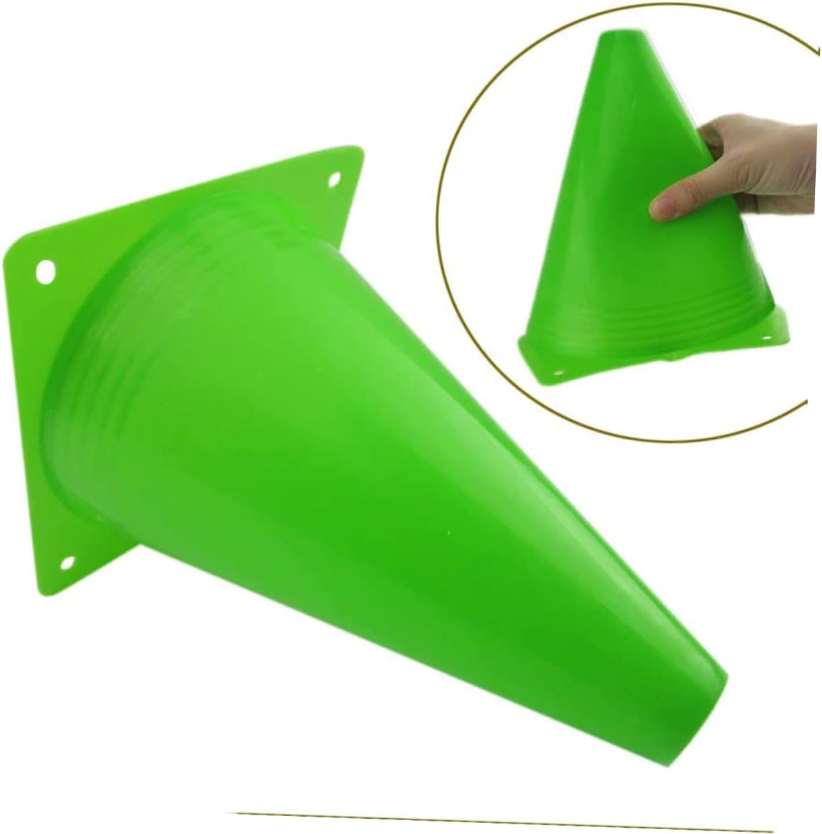 Pieces of Plastic Training Cones for Football Basketball Party Games Easy to Spot on The Field