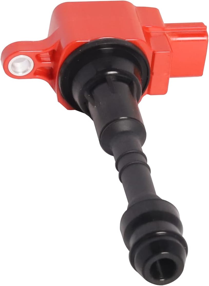 ENA Set of 8 Red Ignition Coil Pack Compatible with Infiniti Nissan 2004 2005 2006 QX56 Titan Truck, 2005 2006 Armada 5.6L V8 Replacement for UF510 C1483 224487S015 5C1482 GN10243