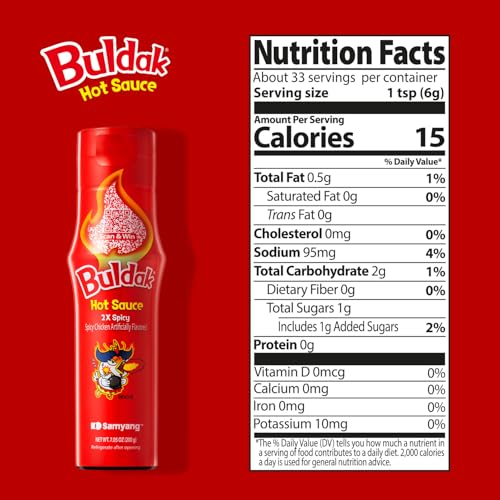 Image of Samyang Buldak Hot Sauce - 2X Spicy, Korean Spicy Hot Chicken 2X Flavor Sauce [5.57 fl oz (200g) x 2 pack]