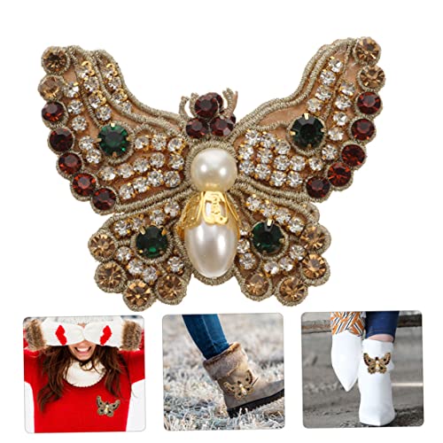 Clips de chaussures à strass et patchs de vêtements thermocollants pour customisation - 4