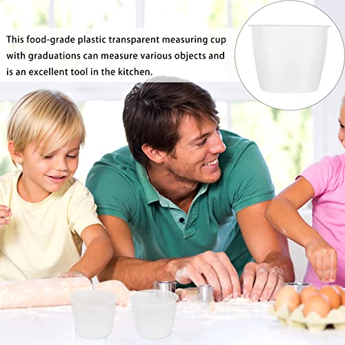 Kesyoo Rice Measuring Cup 10 Pcs Plastic Rice Measuring Cups Food Grade Rice Cooker Replacement Cup For Cooking And Baking ( 160Ml ) Rice Cups #TOP4