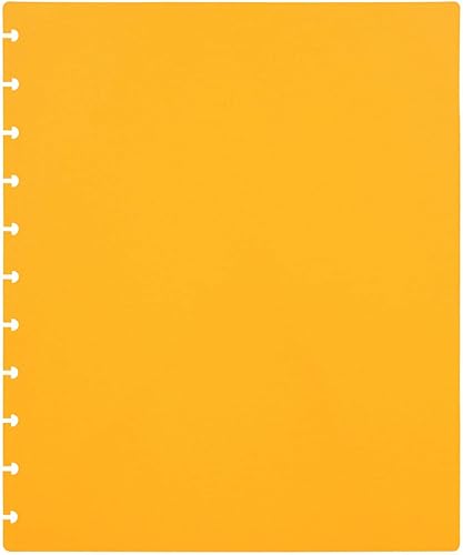 Vista 164 de Talia - Agenda personalizable con aros, (Fireworks Deep Lake, con discos Deep Lake, tamaño mediano (7.5 x 9.75 pulgadas).