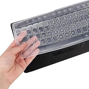 Veraing Ultra Dünn Silikon Tastaturschutz 2 Stück