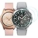 CAVN 4-Pack Screen Protector Compatible with Samsung Galaxy Watch 42 mm Tempered Glass Waterproof Screen Guard Cover Compatible with Samsung Galaxy 42 mm Rose Gold/Midnight Black Watch