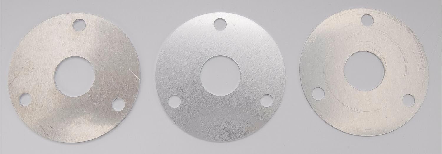 JEGS Crank Pulley Shims | For Small Block Chevy | Made In USA | Includes (1) 1/16", (1) 5/64�, And (1) 1/8" Aluminum Shims