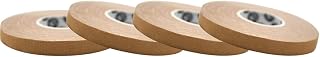 Monkey Tape 4-Pack (0.3” x 15yds, Tan) Premium Jiu Jitsu Sports Athletic Finger Tape - for BJJ, Grappling, MMA, & Judo