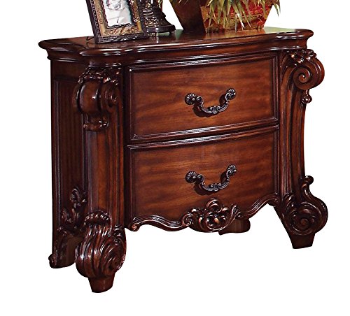 Acme Vendome Bedroom Set With King Bed, Nightstand, Dresser And Mirror #TOP3