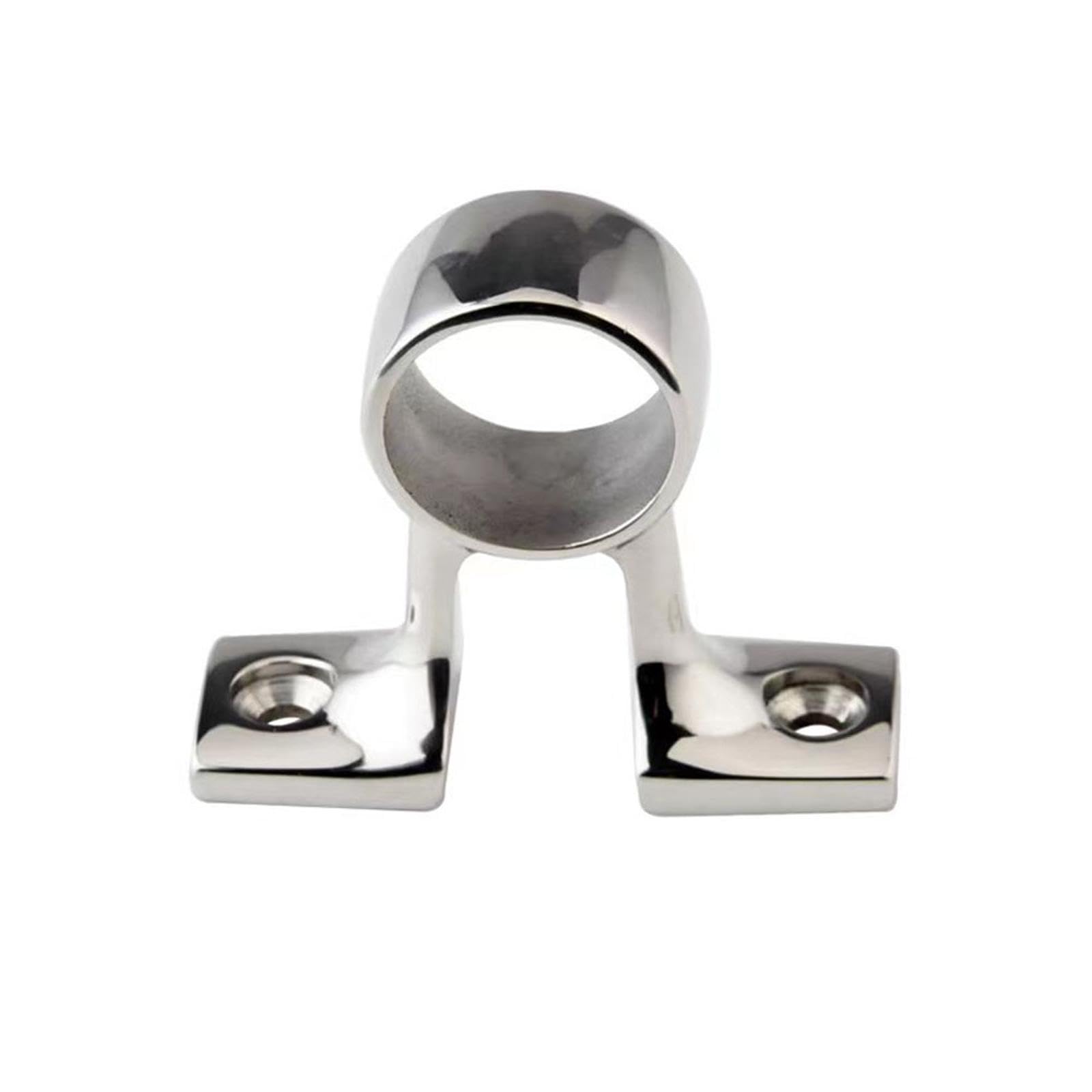 Lot de 2 fixations de main courante de bateau en acier inoxydable de 25 mm pour bateaux et yachts