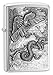 Produktbild Zippo Feuerzeuge Animal, Unisex-Erwachsene, Eagle vs Snake Emblem Design Brushed Chrome Lighter, Adler und Schlange, Einheitsgröße