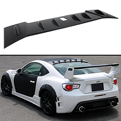 JDM Rear Roof Top Shark Fin Vortex Generator Spoiler Replacement Compatible for 2013-2016 Subaru BRZ and Scion FR-S
