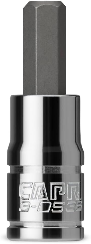 Capri Tools 6 mm Hex Bit Socket, 1/4-Inch Drive, Metric - 3-0536