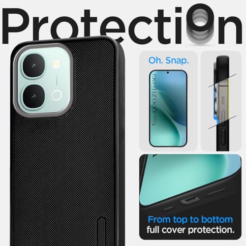 Image of Jkobi Rubberised Back Cover Case for Vivo iQOO Z11x 5G (Textured Grip Design | Micro-Fiber Cloth Inside | Slim and Light Weight | Soft Touch and Feel)