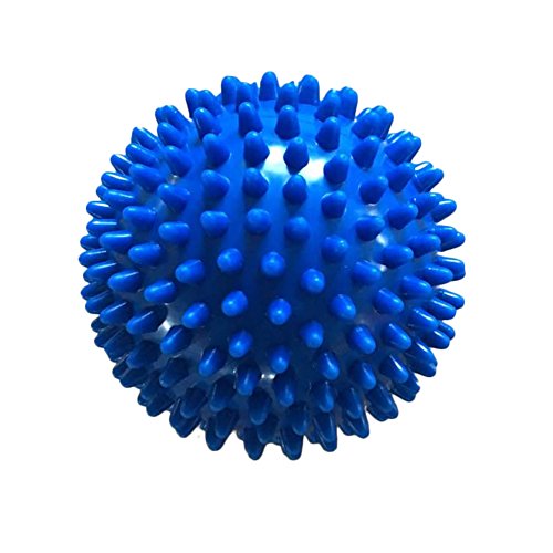 Pelota TwinkBling de PVC para masajes y liberación miofascial, adecuada para relajar músculos, de 7,5u00a0cm , azul, 7,5 cm