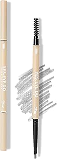 Light Grey Eyebrow Pencil for Older Women, Light Gray Eyebrow Pencil for Grey/Sliver Hair,