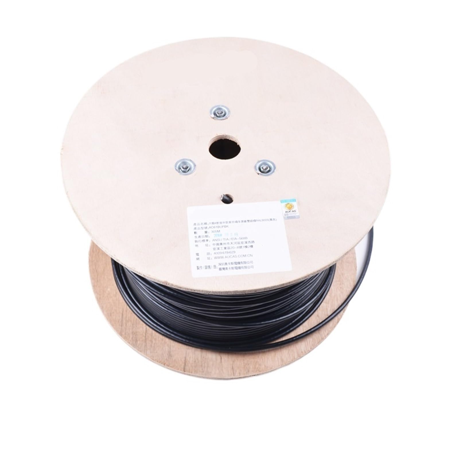 Câble extérieur de réseau Ethernet FTP Cat6 10 Gigabit Haute Vitesse 305 m de Fil PVC Ligne 1 Rouleau adapté for Utiliser ce câble comme câble d'installation dans Votre Maison