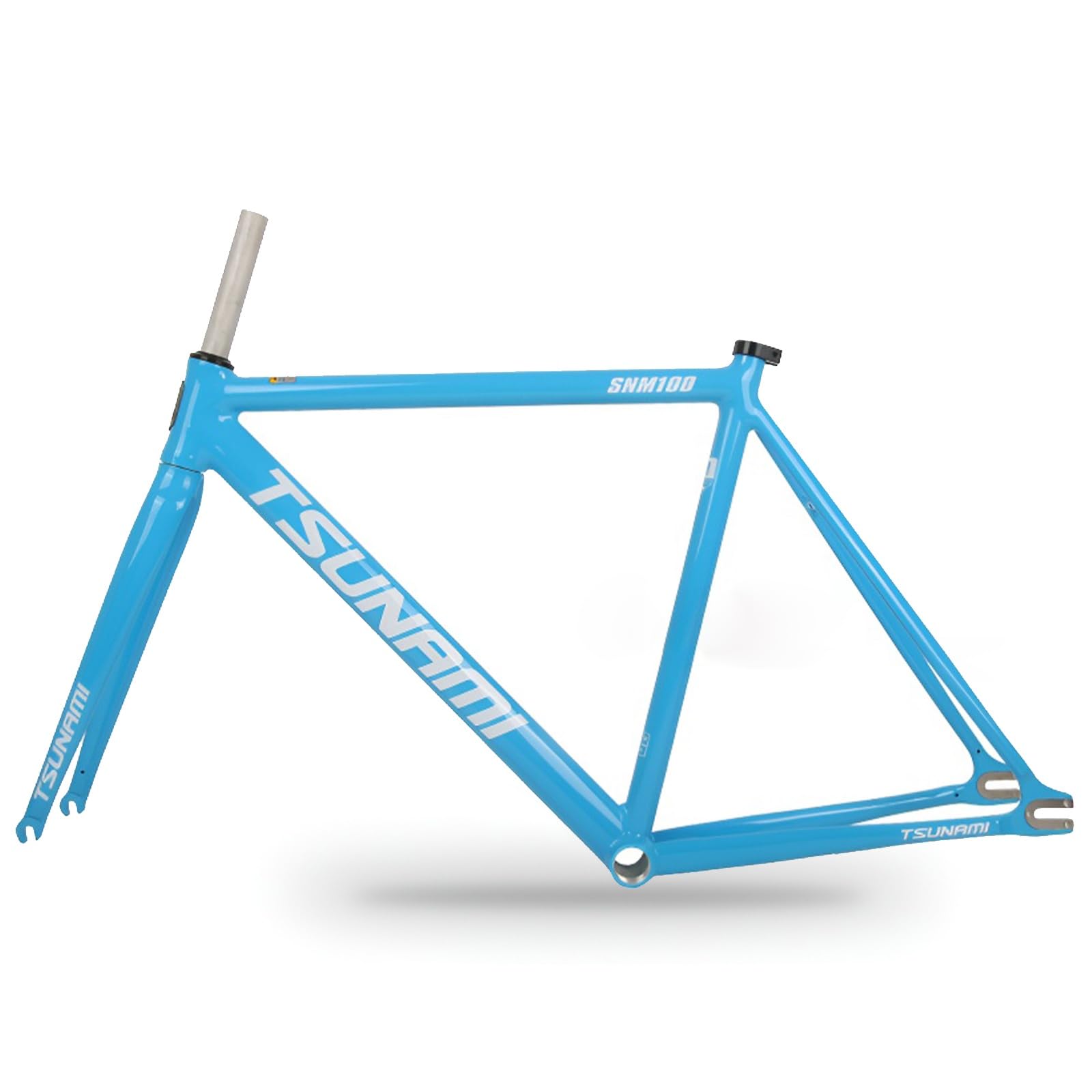 49CM 52CM 55CM 58CM Fixed Gear Bike Frameset 700C Aluminum Alloy Frameset with Fork C Brake Quick Release Racing Track Bike Frame