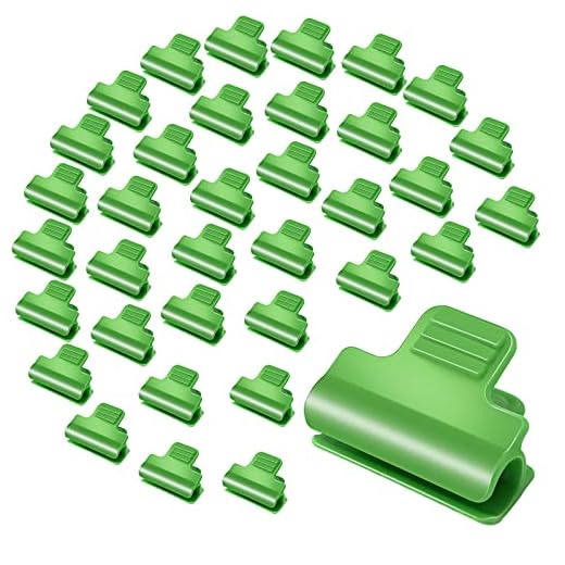 30 Stück Gewächshaus-Klemmen, Pflanzenclips, Folien-Reihenabdeckung, Netz-Tunnel-Reifen-Clip, Rahmenschattennetz-Stange, Gewächshaus-Filmklemmen für Jahreszeiten, Pflanzenverlängerung (16 mm)