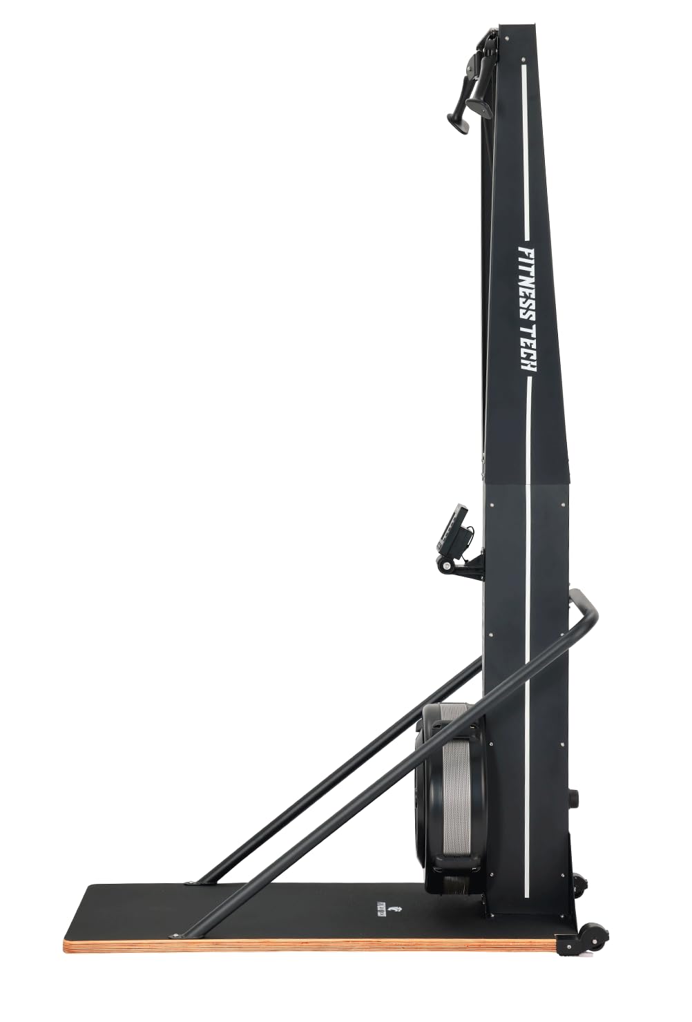 Machine Ski Erg avec Plateforme, entraînement Complet de Musculation et de Cardio, entraînement de Force à Haute Endurance, 130 X 60 X 214 Cm