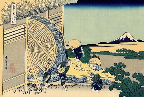 Peinture Poster Impression pour salon contemporain : l'art urbain Hokusai 60x90
