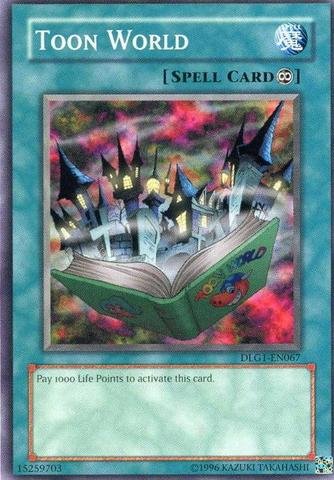 Amazon.com: Yu-Gi-Oh! - Toon World (DLG1-EN067) - Dark Legends - Unlimited  Edition
