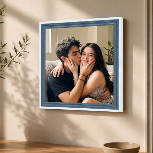 Image of Art Street Customize Premium 3D Wall Photo Frame With Photo Upload and Rakhi For Raksha Bandhan, Brother, Sister, Birthday, Anniversary for Husband, Couple, Parents For Wall Only (Square 12x12 Inch)