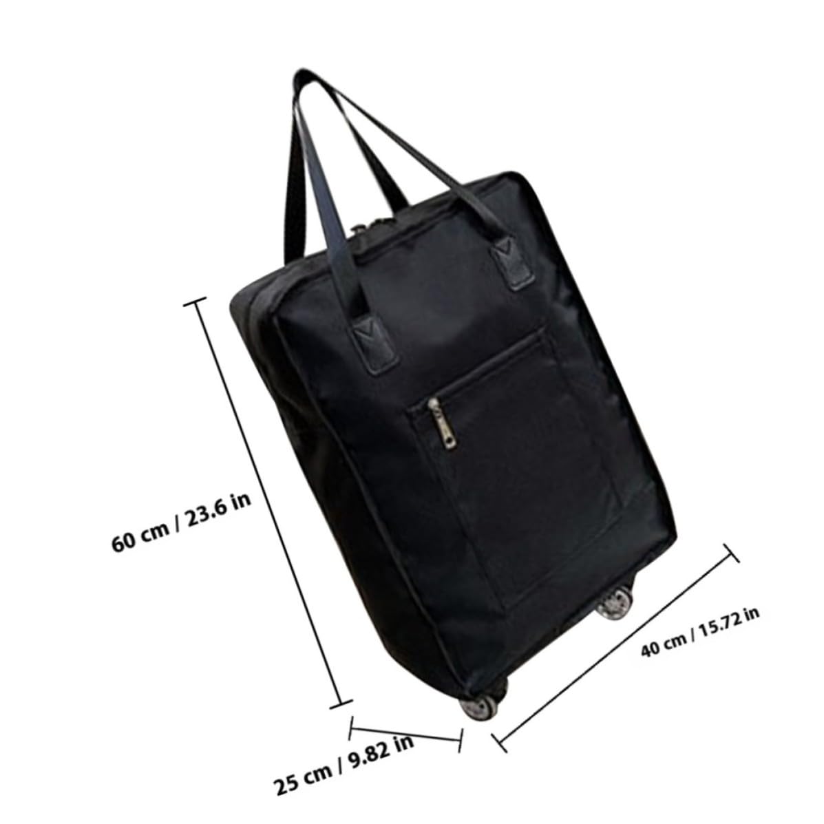 Bolsa de Almacenamiento de Viaje Plegable de Gran Capacidad con Ruedas Aplicables y Tela Oxford Portátil para Maletas Grandes y Ropa