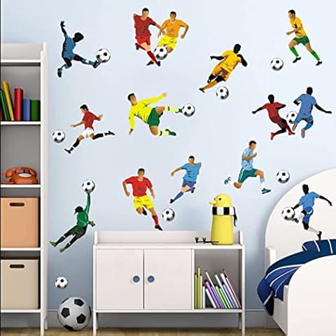 KAIRNE Pegatina de pared Fútbol Cover