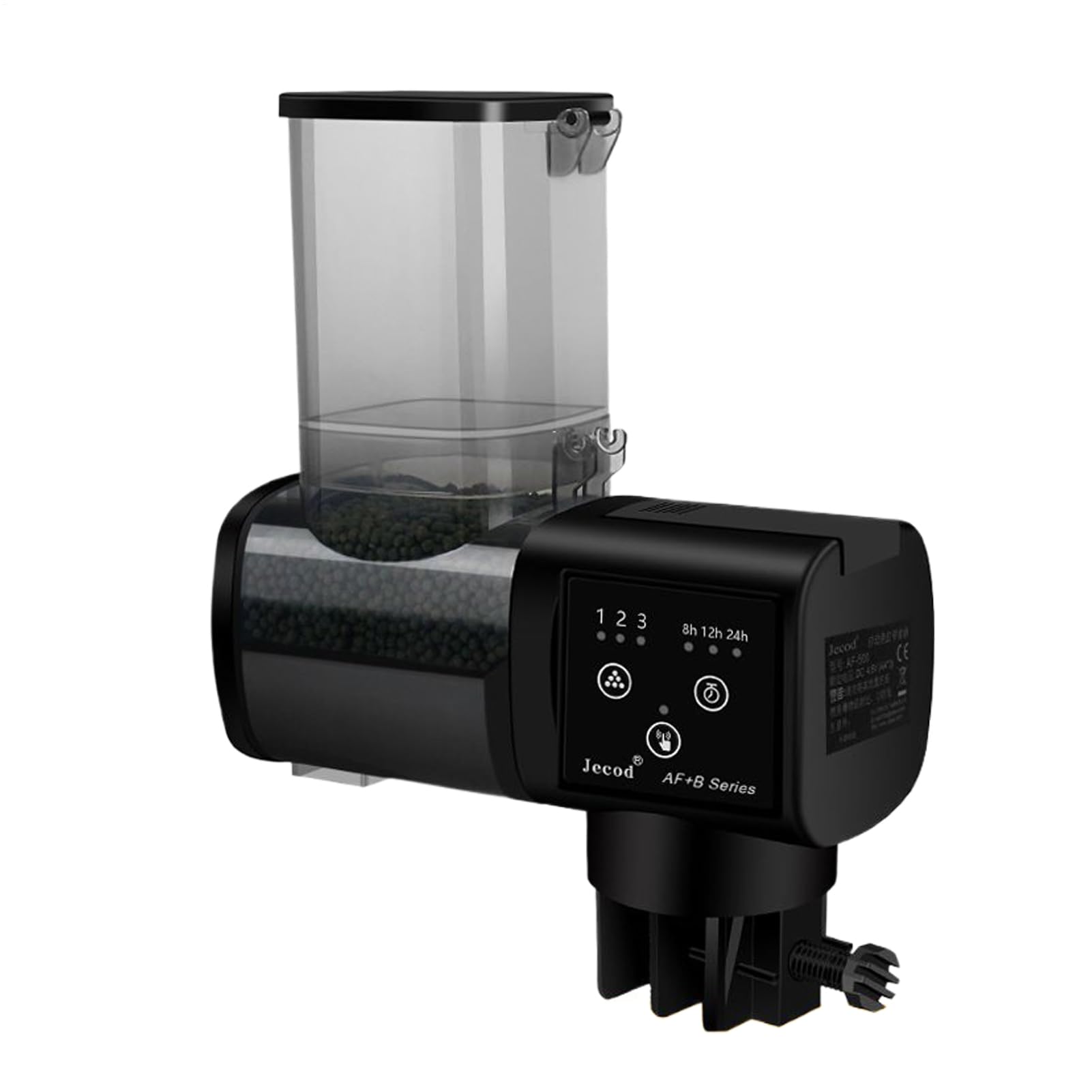 Mangeoire À Poissons Distributeur De Nourriture Grande Capacité pour | Distributeur Automatique De Nourriture 500 Ml Alimentation poissons : ,